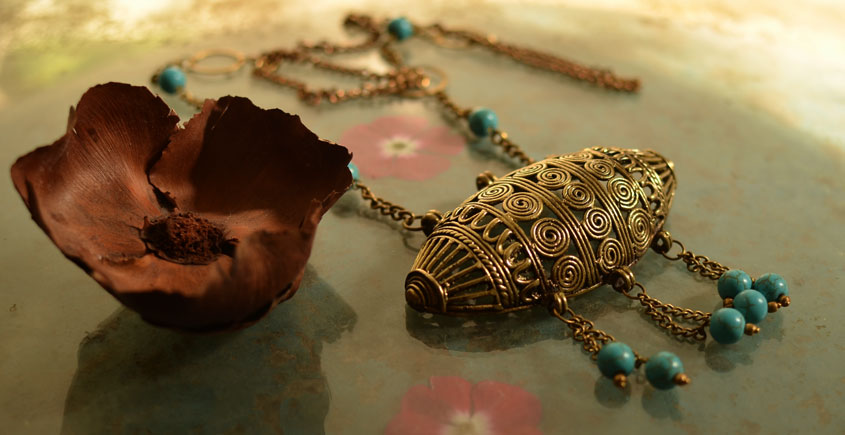 प्रभा ✺ Brass Necklace { 3 }